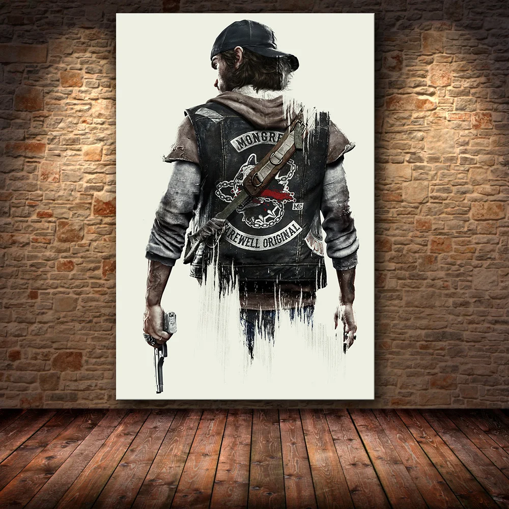 Days Gone Japanese Classic Electronic Popular Game Poster Prints Canvas Painting Wall Decor Live Room Home Decoration Painting