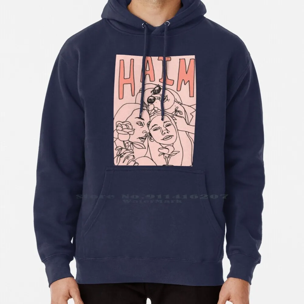 Haim Con Fiori Felpa Con Cappuccio Maglione 6Xl Cotone Haimtheband Danielle Haim Este Haim Alana Haim Days Sono Andati A Ruba