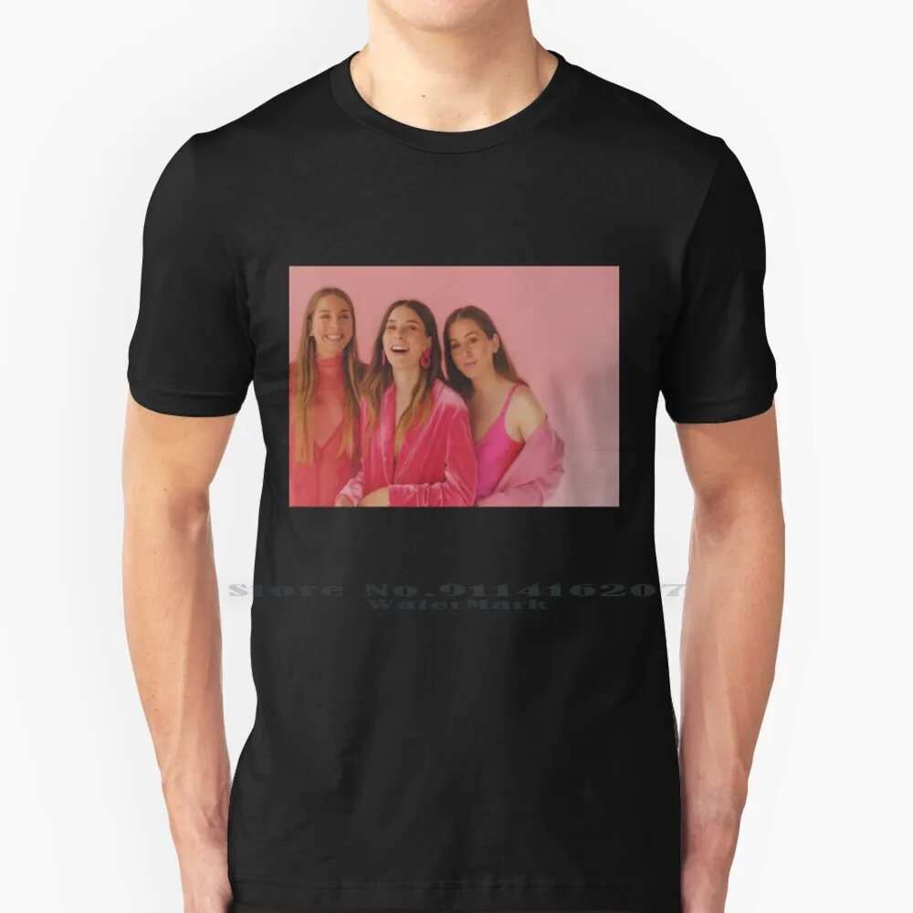 Maglietta Con Servizio Fotografico Haim-Pink Cotton 6Xl Cosa Ti Può Dire Che I Giorni Sono Finiti Este Haim Danielle Haim Alana Haim Sister
