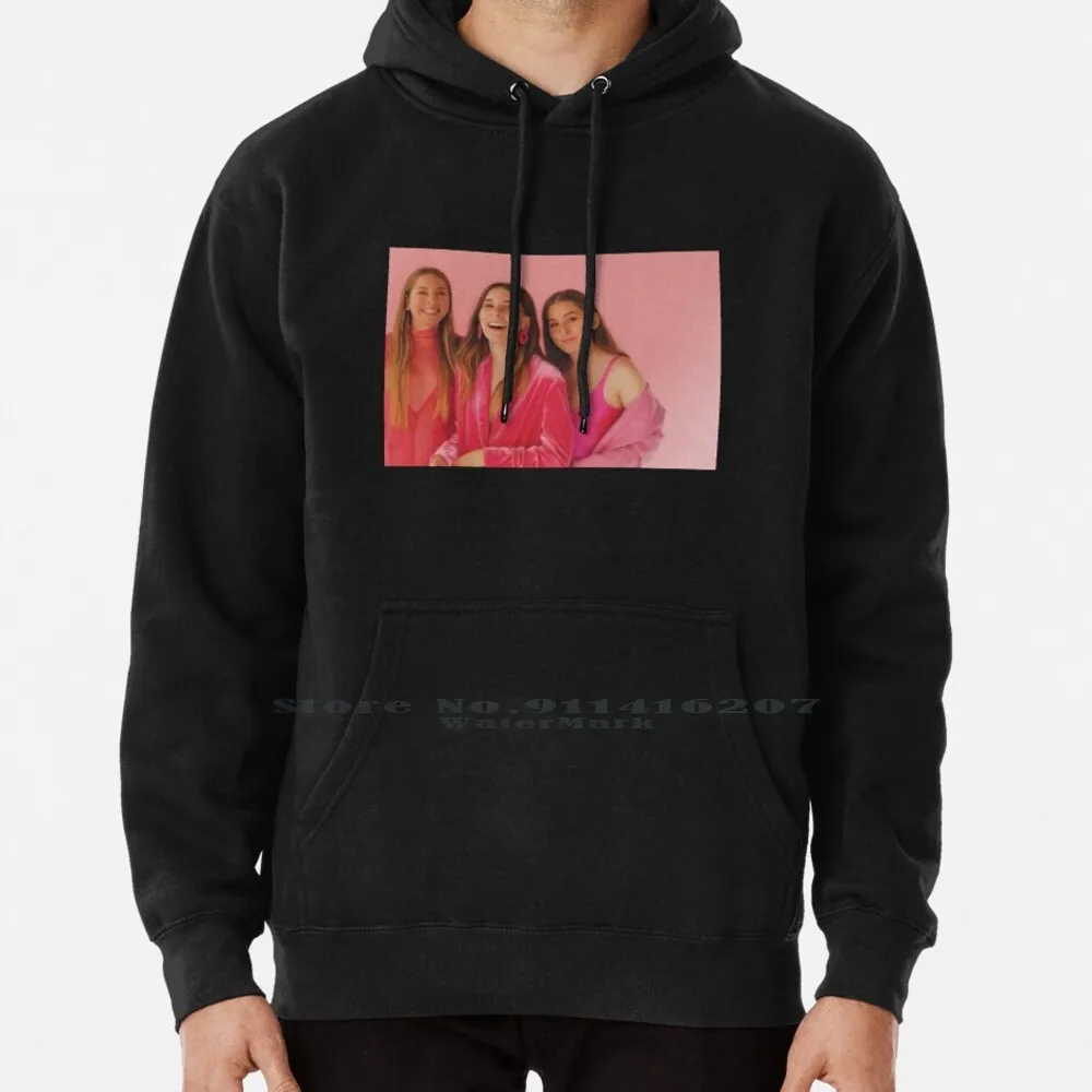 Haim-Pink Photoshoot Felpa Con Cappuccio Maglione 6Xl Cotone Cose Da Dire Giorni Sono Andati Este Haim Danielle Haim Alana Haim Sister