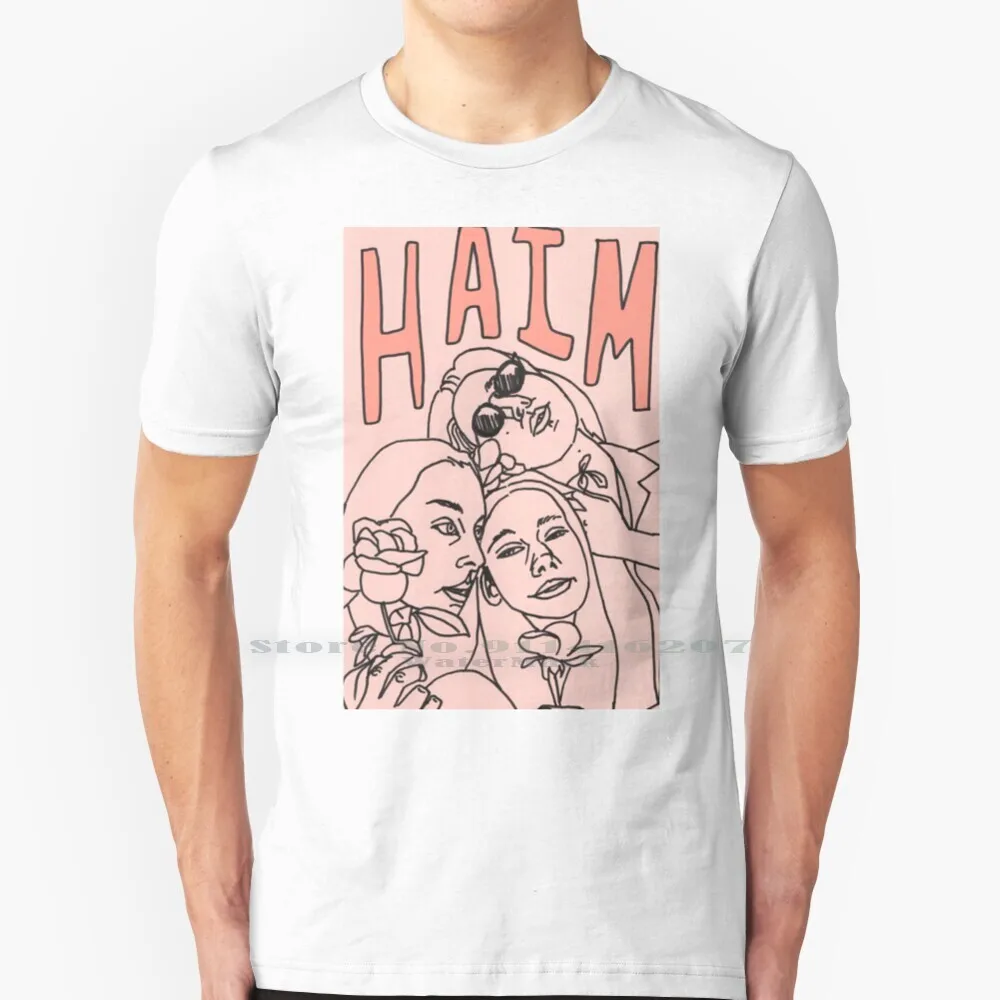 Haim With Flowers T Shirt Cotton 6Xl Haimtheband Danielle Haim Este Haim Alana Haim Days Sono Andati A Parlare Delle Donne