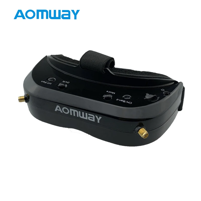 2019 Nuovi Occhiali Commander Aomway V1S 2D 3D 64Ch 5.8G Fpv Supporto Per Cuffie Video Hdmi 720P Dvr Headtracker Invece V1 V2