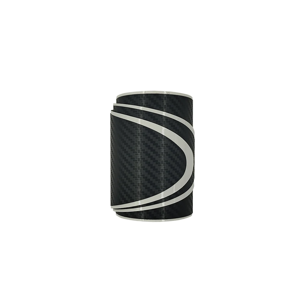 83 '' / 75'' Sup Board Rail Protection Tape Imitazione Carbon Black Surfboard Tape Pellicola Protettiva Paddle Board Rail Protecive
