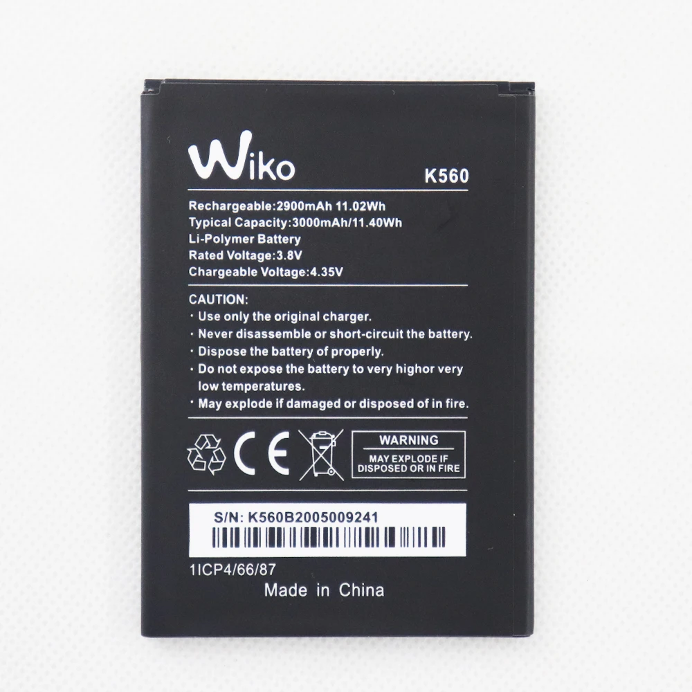 Batteria Di Ricambio Per Telefono Cellulare 2200Mah K200 Per Batteria Wiko K200