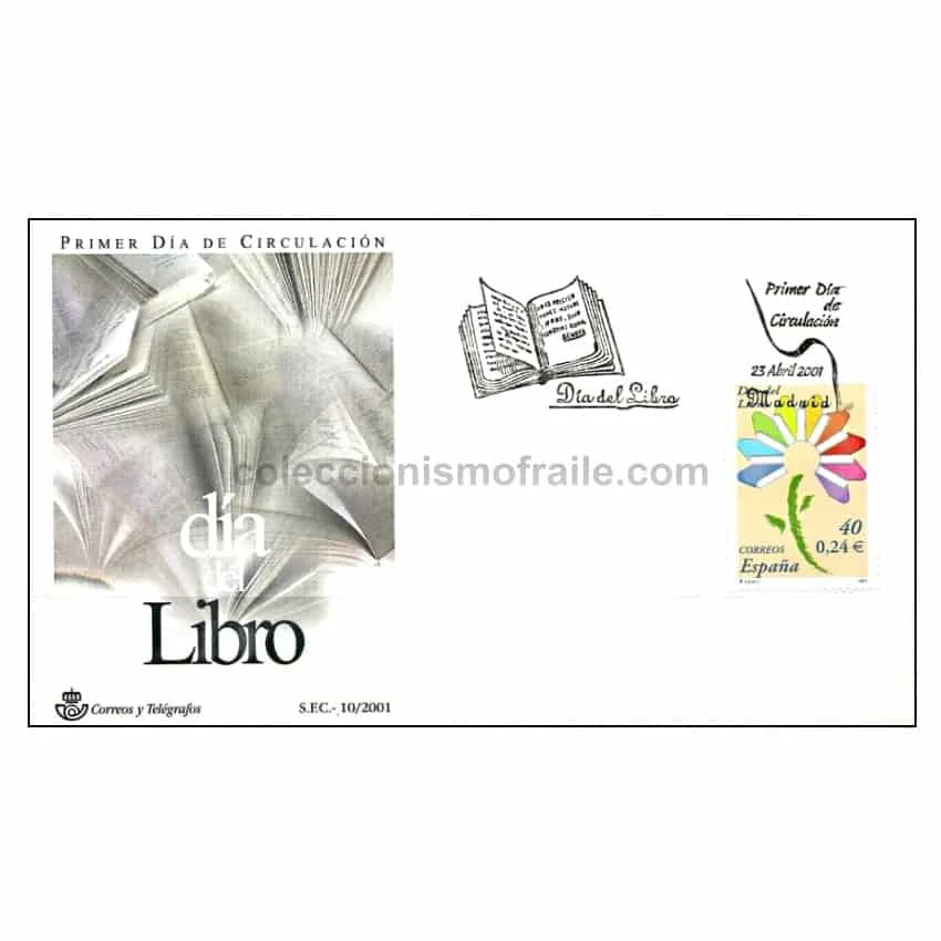 C1692/Spagna 2001, Fdc Book Day (N) - Edifil Fdc3789
