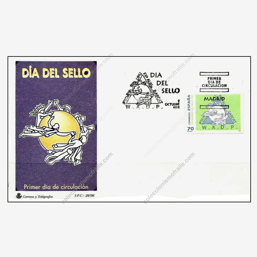C1699/Spagna 1998, Giorno Timbro Fdc (N) - Edifil Fdc3589