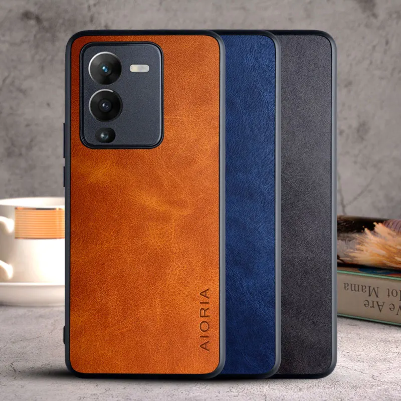 Caso Per Vivo V25 Pro V25 S15 Pro Coque Di Lusso Vintage Pelle Pelle Copertura Funda Per Vivo V25 Pro Caso Capa
