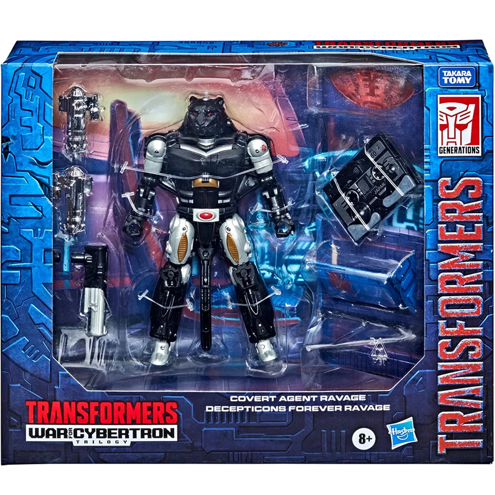 Original Poly Transformers Generations War For Cybertron Deluxe Covert Agent Ravage E Micromaster Decepticcons Forever Ravage
