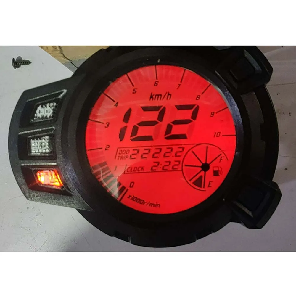 7 Colori Strumenti Moto 10000 Rmp Tachimetro Lcd Contagiri Per Yamaha Zuma Bmk X125 Yw125 Tachimetro Per Yamaha Bws