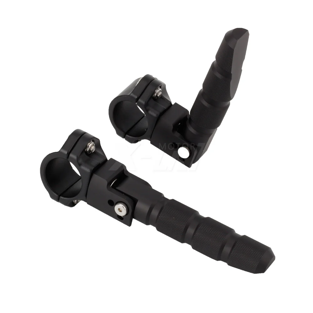 For Benelli Trk 502X   All Gt Universal Motorcycle Highway Footrest 360 Rotatable Crash Bar Foot Pegs Rests