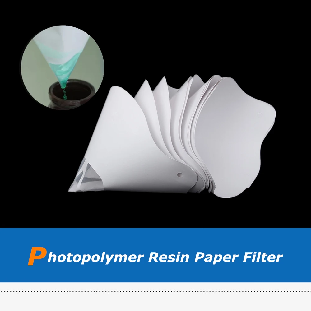 10 Pz/Lotto Resina Addensare Filtro Carta Imbuto Usa E Getta Per Anycubic Photon Wanhao Sla Dlp Uv 3D Parti Della Stampante Accessori