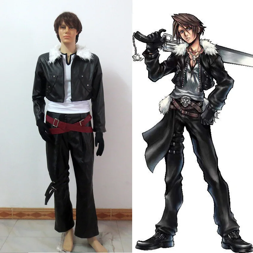 Gioco Anime Final Fantasy Squall Leonhart Costume Cosplay Su Misura
