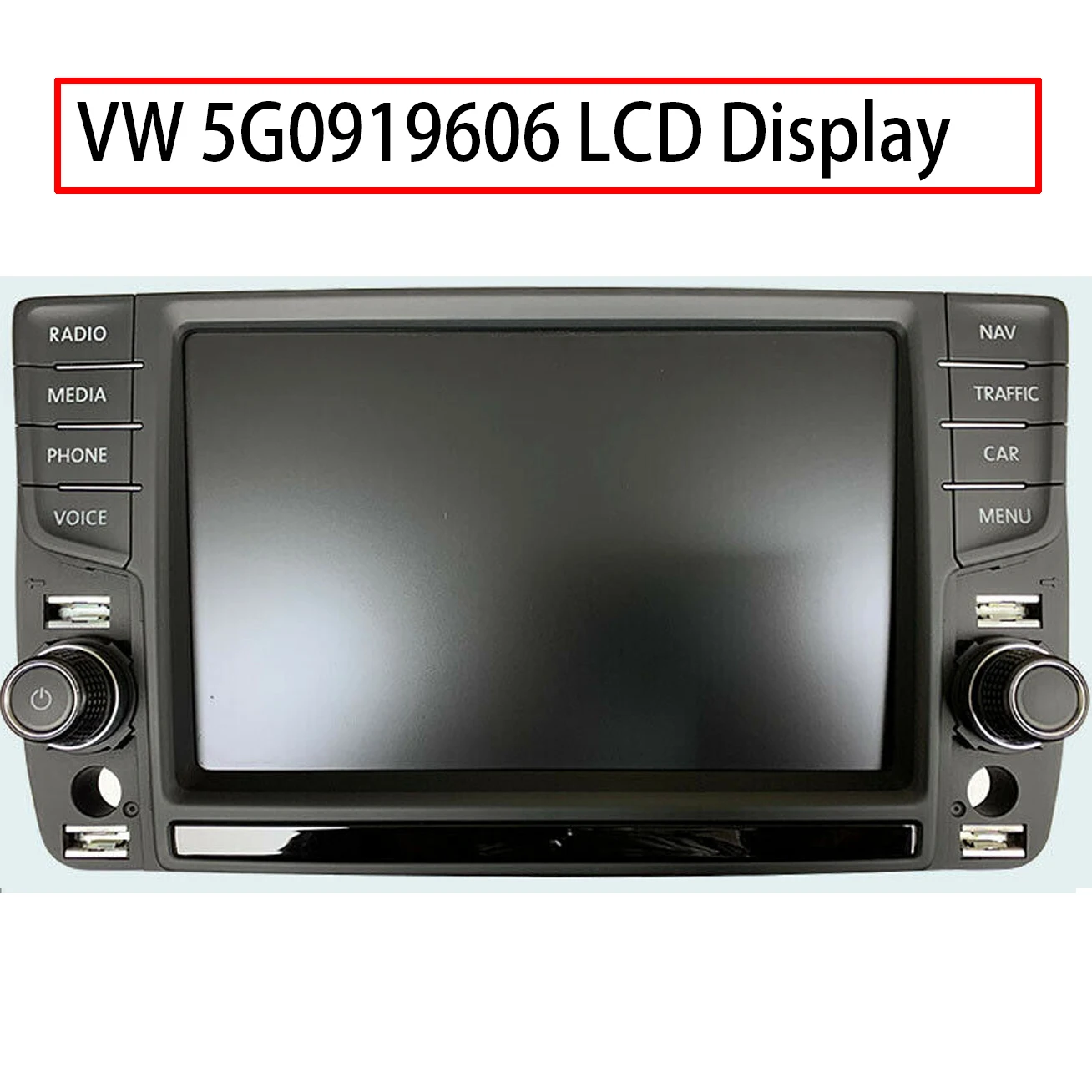 Originale Usato 95% Nuovo Display Lcd Per Vw Golf Mk7 Schermo Radio Display 5G0919605 Pannello Stereo Touchscreen Multimediale