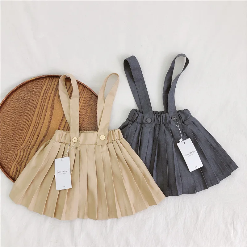 Le Nuove Neonate Di Marca Autunnale Vestono Le Bretelle Tuta Per Bambini Vestono I Bambini Preppy Dress Strap Toddler Dress Beautiful Clothing