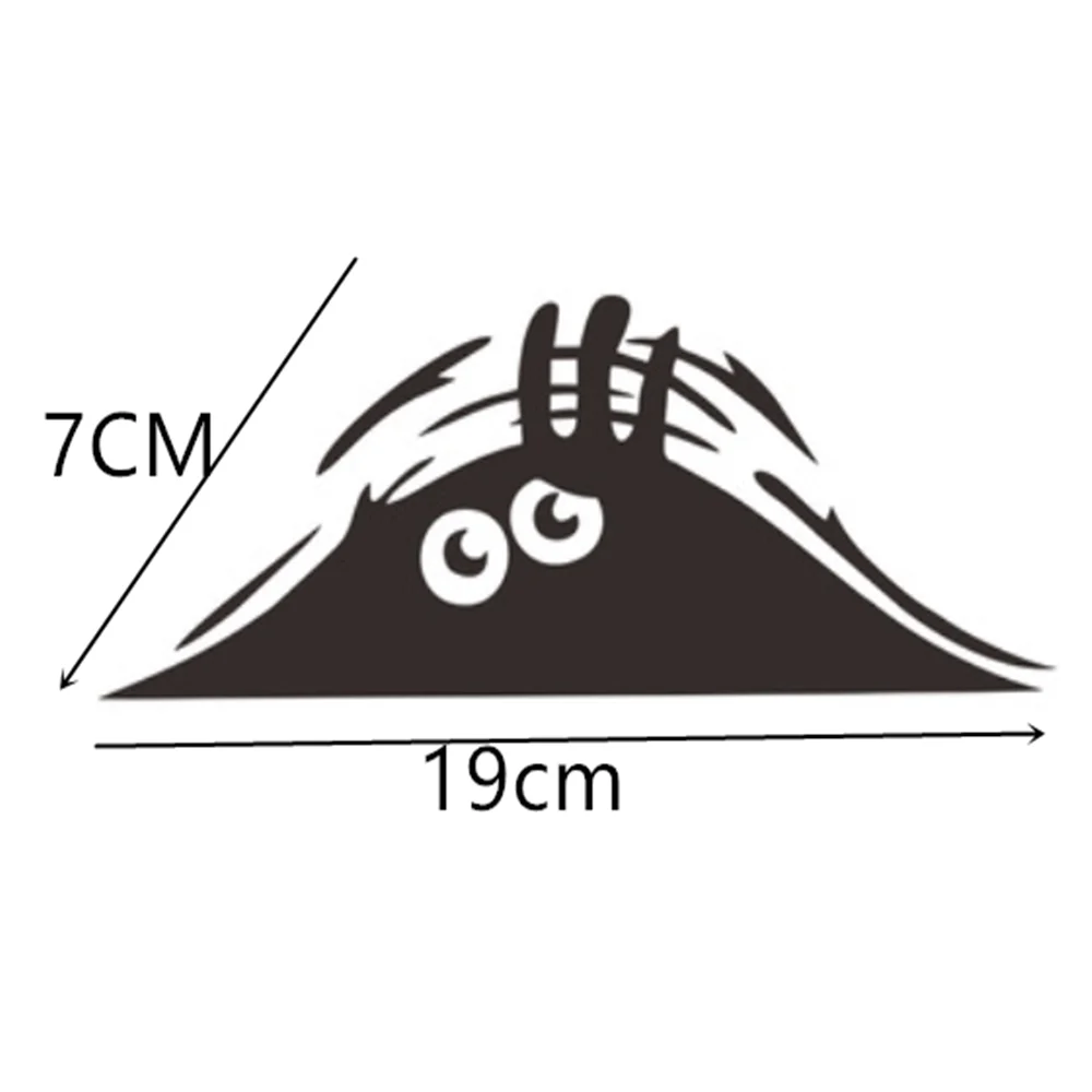 Car Decoration Funny Peeking 3D For Ford Explorer Kuga Chevrolet Captiva Suzuki Jimny Sx4 S-Cross Haval