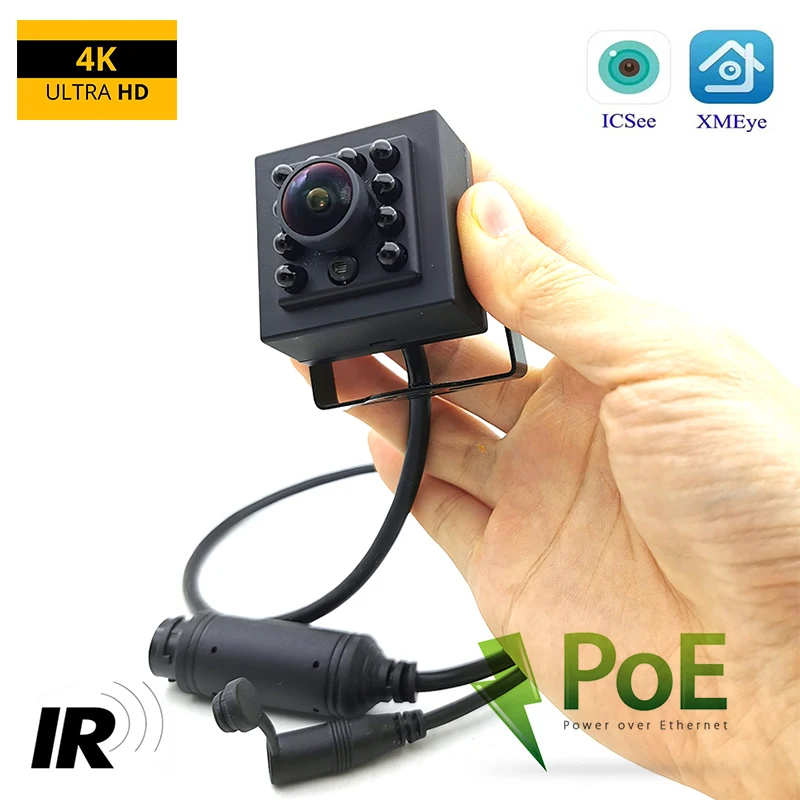 4K Ultra Hd Bird Nest Car Use Poe Ip Cam P2P 4Mp 5Mp 8Mp 940Nm Ir Led Night Poe Mini Cctv Security Poe Ir Ip Camera Ir Audio Ir-Cut