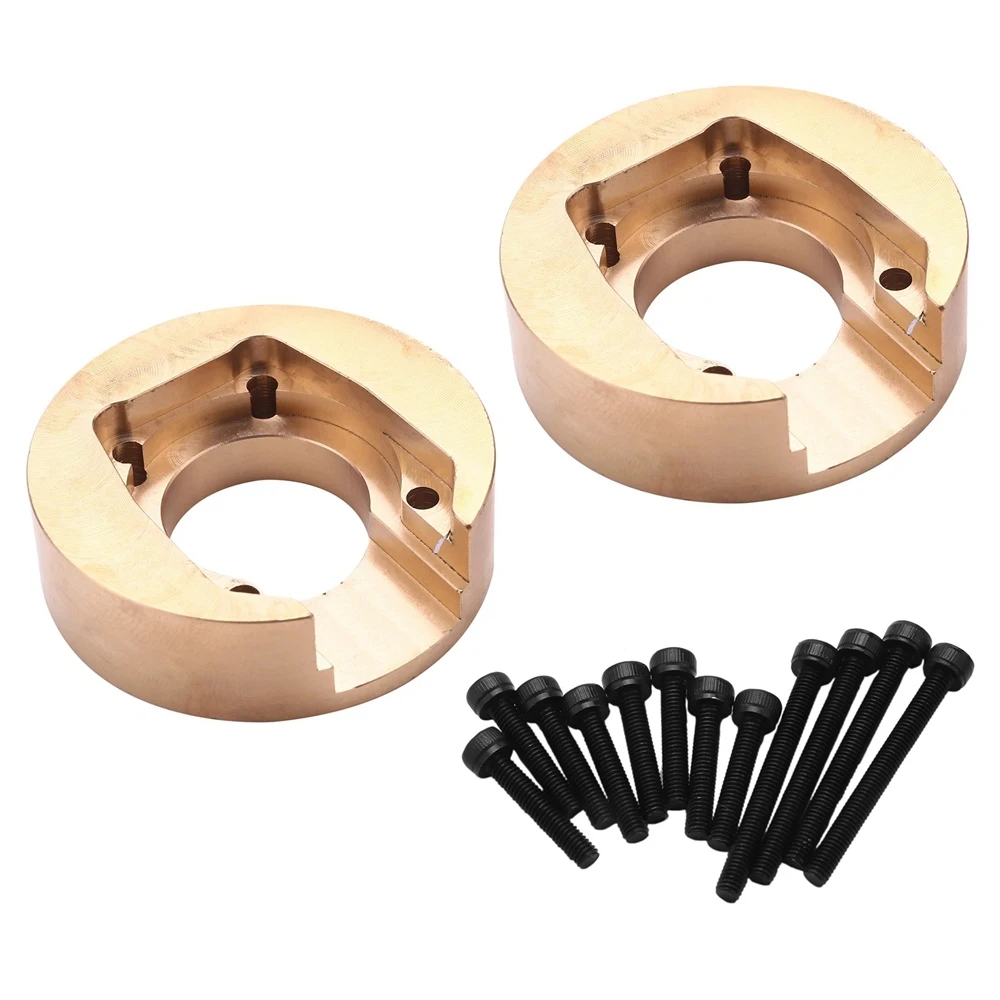 2 Pezzi 110G Contrappeso In Ottone Peso Per Absima Cr3.4 Sherpa Khamba Cr1.8 Yucatan Rc Crawler Car Upgrade Parts