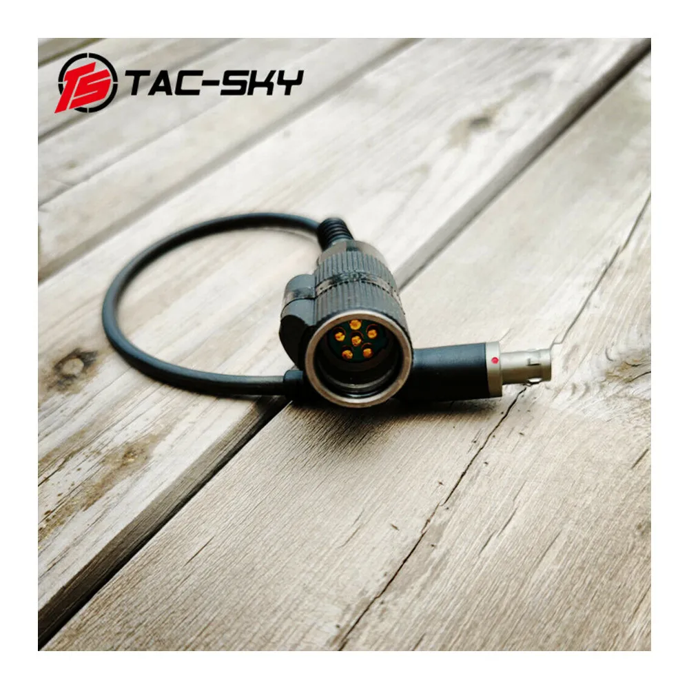 Tac-Sky Compatibile Invisio V60 Cavo Collegamento V60 Spina A 6 Pin Adattatore Spina
