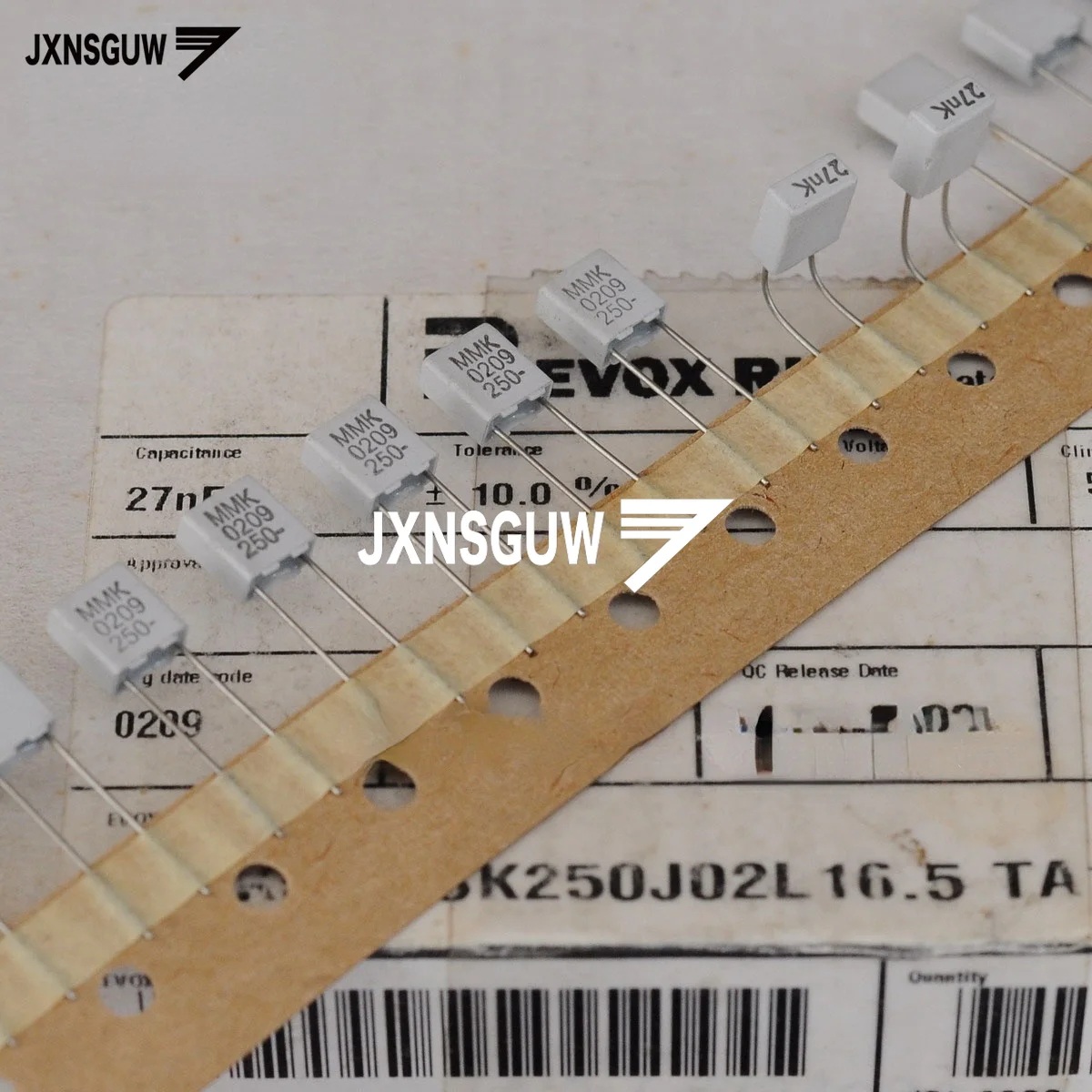 10 Pz Originale Rifa Evox Mmk 0.027Uf250V P5Mm Condensatore A Film 273/250V Condensatore Elettrolitico 0.027Uf 250Vdc 27N 273 Bianco