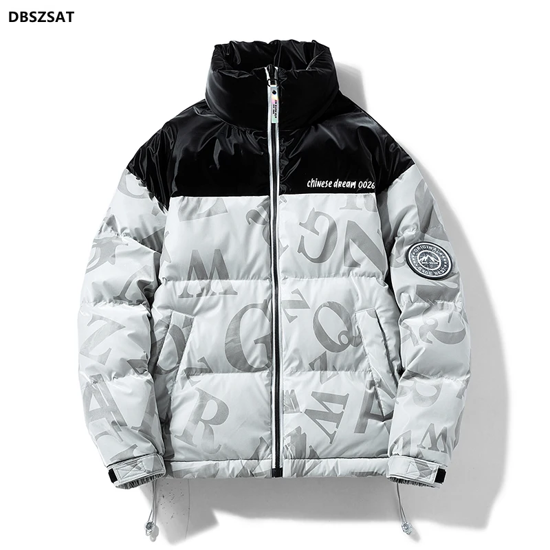 Autunno Inverno Nuovi Uomini Harajuku Solid Warm Puffer Jacket 2022 Parka Mens Japanese Streetwear Maschio Coreano Fashion Bubble Coat