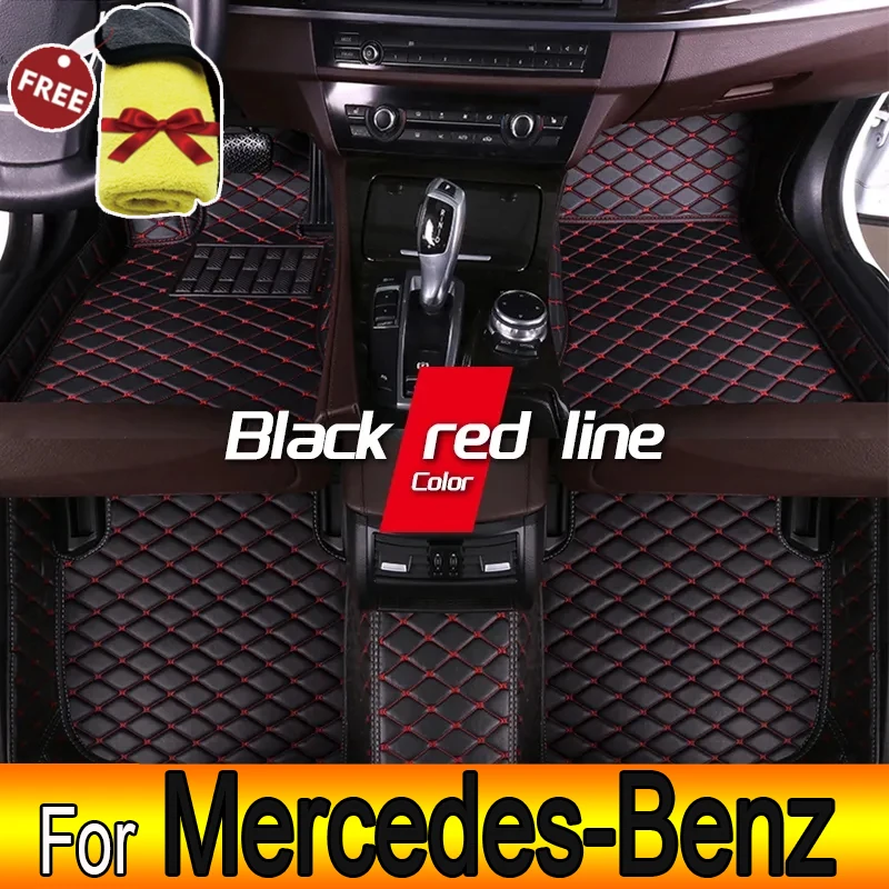 Tappetini Auto Per Mercedes-Benz Gla Classe E Cls Classe A Classe B Classe Cls-Avant Glc Amg Slc Gl Cls Classe B Classe C Accessori Auto