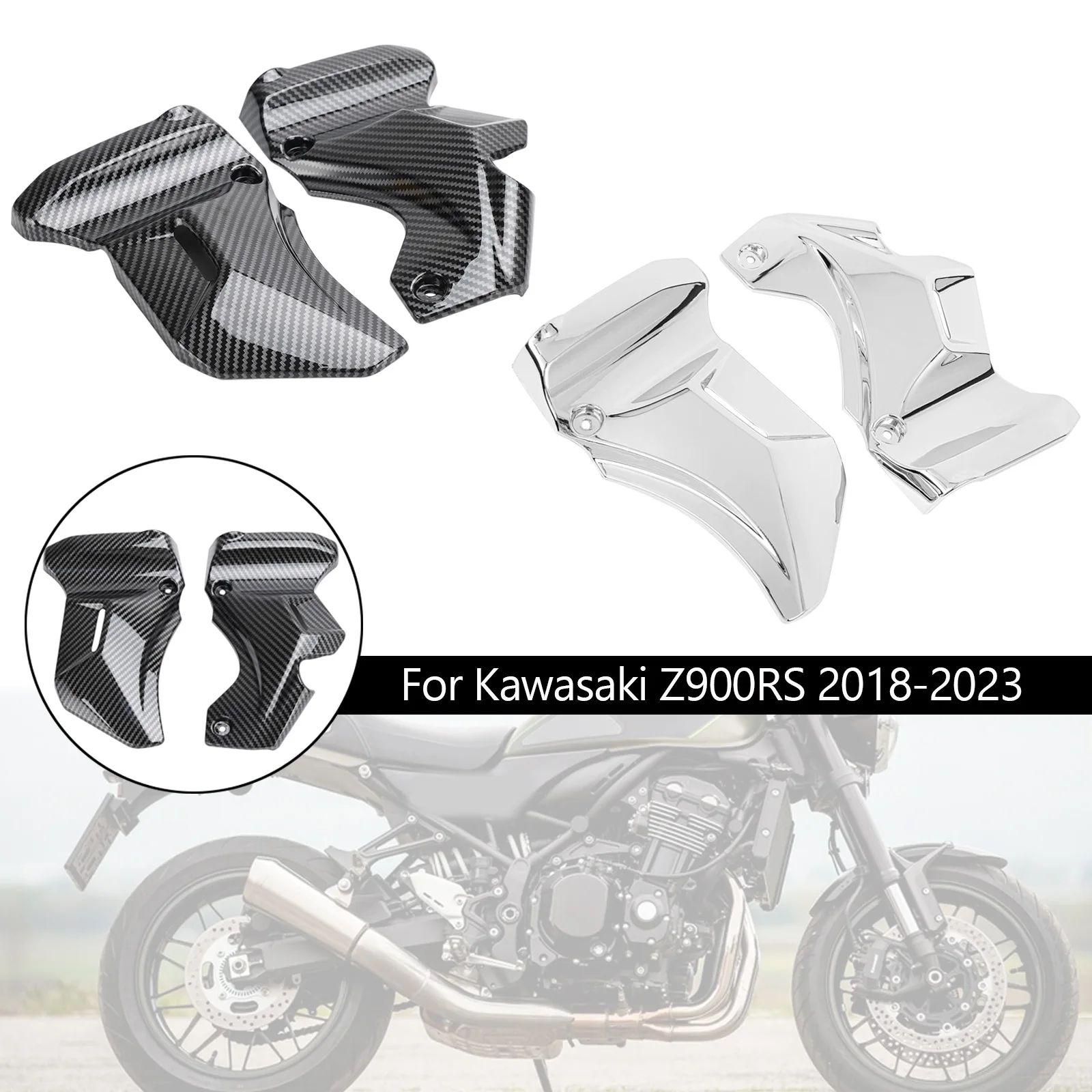 Topteng Serbatoio Del Gas Rivestimento Laterale Pannello Di Copertura Carenatura Cowl Per Kawasaki Z900Rs 2018-2023
