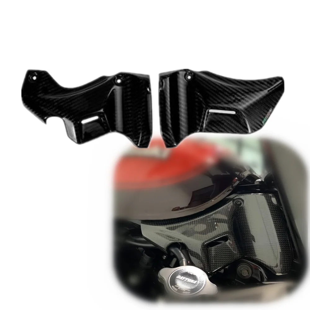 Coperture Telaio Anteriore In Fibra Di Carbonio Pannelli Laterali Coperture Laterali Barra Sterzo Per Kawasaki Z900Rs 2018 2019 2020