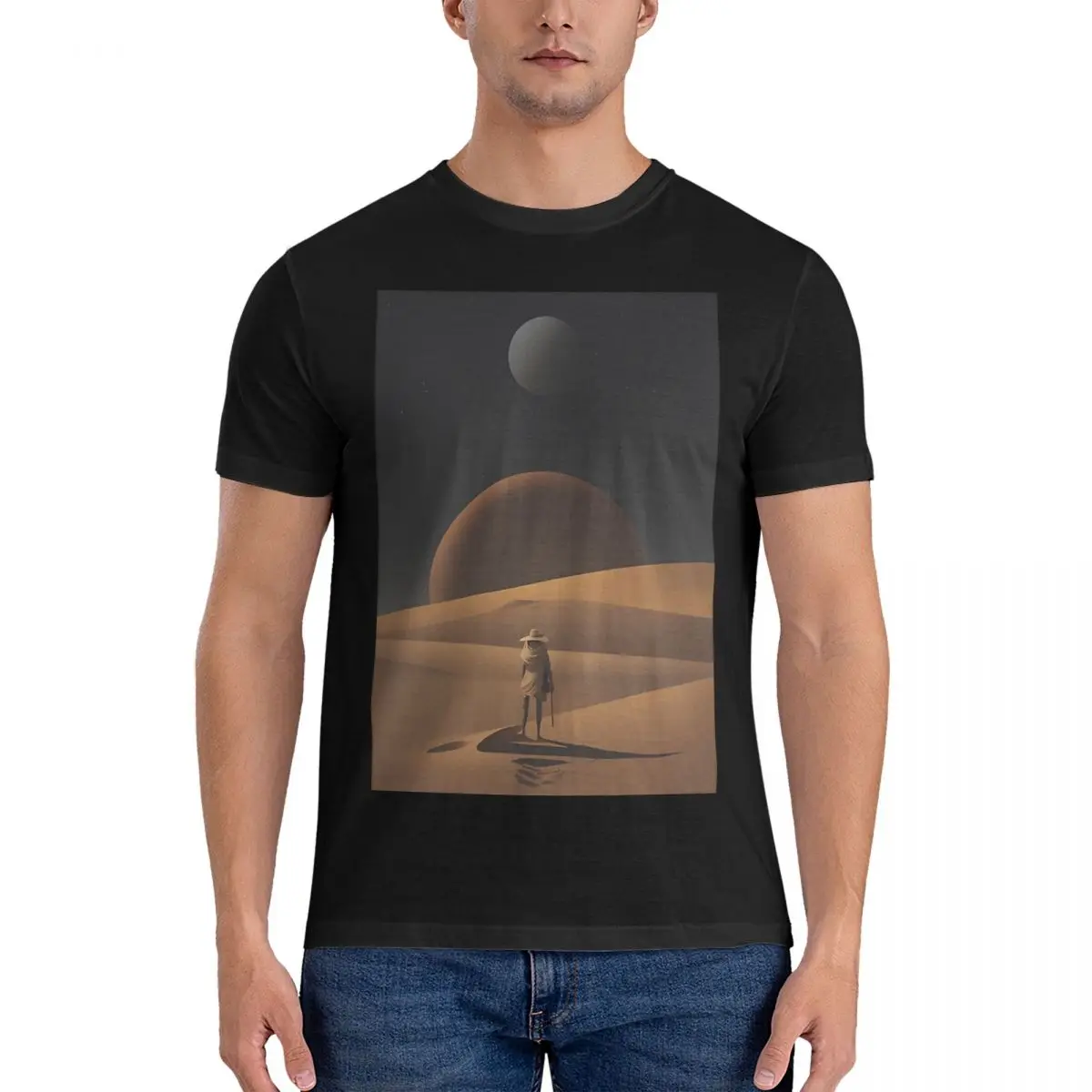 Viaggio Da Uomo Attraverso Le Sabbie I Segreti Delle Dune Explorer #1 Magliette World Dune Adventure Cotton Top T-Shirt