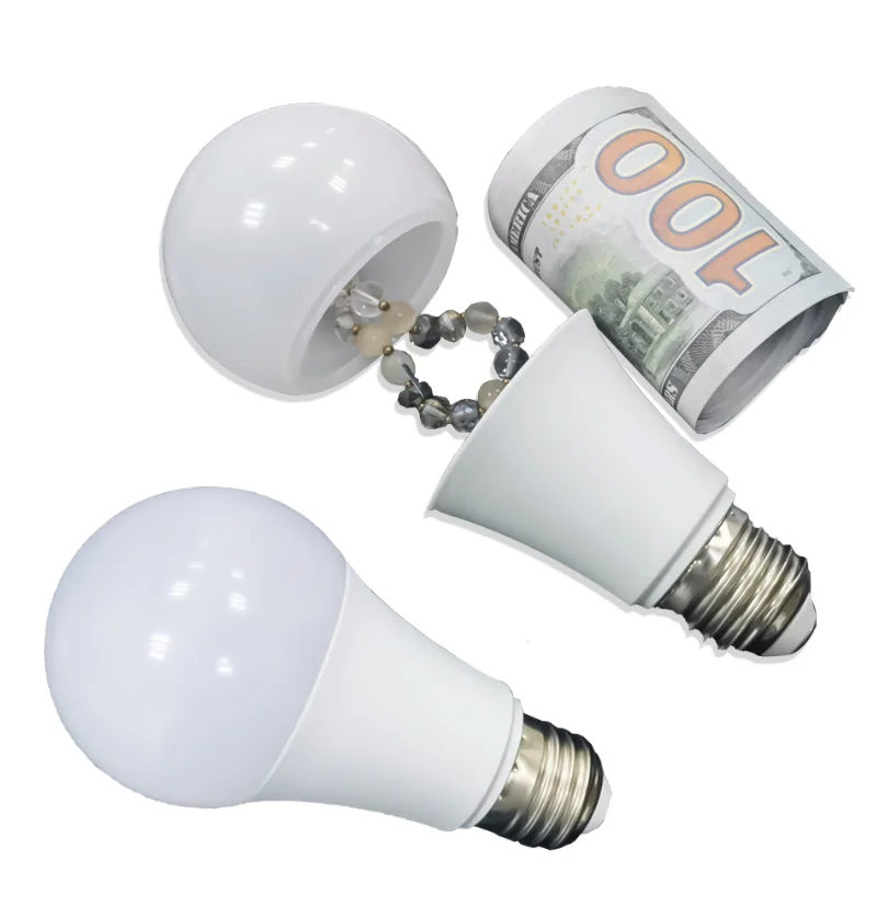 Sight Secret Light Bulb Home Diversion Stash Can Safe Container Hiding Spot Muslimatexmuslimax Archiviazione Nascosta Scomparto Segreto