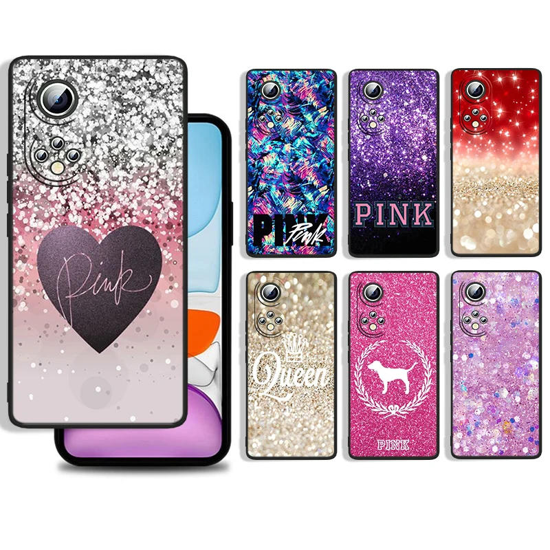 My Secret Love Pink Cover Per Huawei P50 P40 P30 P20 Lite 5G Nova Plus 9 Se Pro 5T Y9S Y9 Prime Black Phone Case