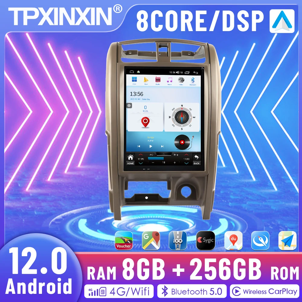 2 Din 12.1 "8 + 256Gb Per Great Wall Haval H3 2003-2019 Android 12 Autoradio Lettore Gps Unità Principale Lettore Audio Video Carplay