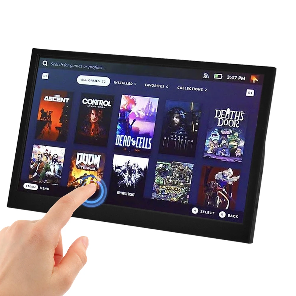 Monitor Portatile Touch Panel Da 15.6 Pollici Usb Tipo C Monitor Touch Per Computer Compatibile Con Hdmi Per Ps4 Switch Xbox One Laptop Phone7