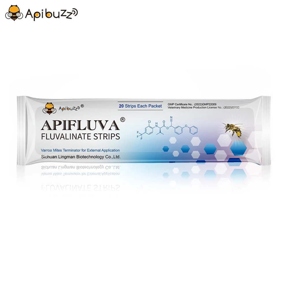 Efficace Trattamento Varroa-Apibuzz Apifluva Anti Varroa Strips-Confezione Da 20 Conteggi-Accessori Per Api-Forniture Per Api Da Miele In Vendita