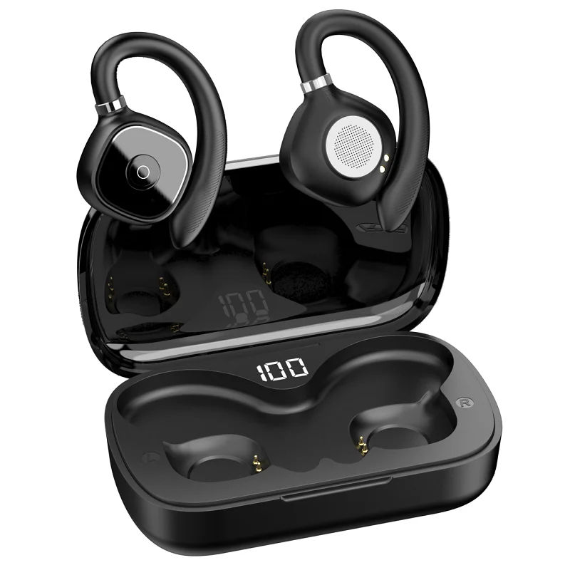 Tws True Wireless Headphones 5.3 Auricolare A Conduzione D'Aria Bluetooth Sport Auricolare Impermeabile Vivavoce Per Xiaomi Iphone Samsung