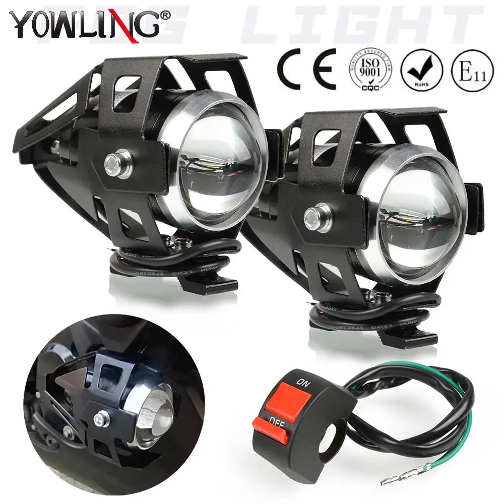 Per Yamaha Mt25 N-Max Nmax125 Nmax155 Nvx155 R1 R125 R15 R15V3 R1M R1S Led Faro Spot Light Head Lamp Faretto Interruttore Lampadine