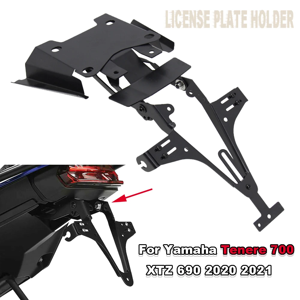 Nuova Staffa Portatarga Posteriore Per Moto Yamaha Tenere 700 Tenere700 2020 2021