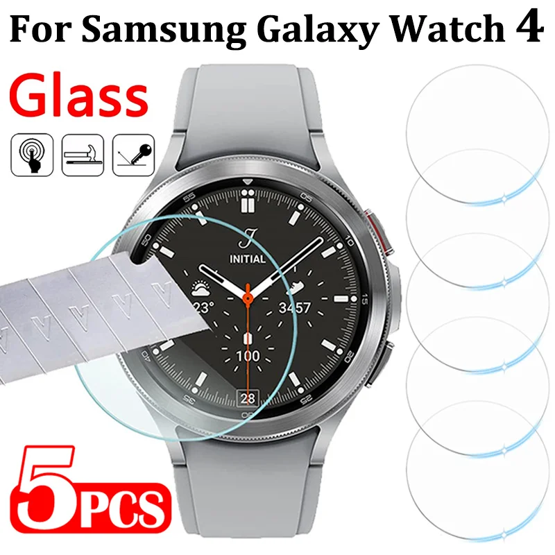 Screen Protector For Samsung Galaxy Watch 4 Classic 46Mm 42Mm Dh Film Tempered Glass Protective For Galaxy Watch 4 44Mm 40Mm