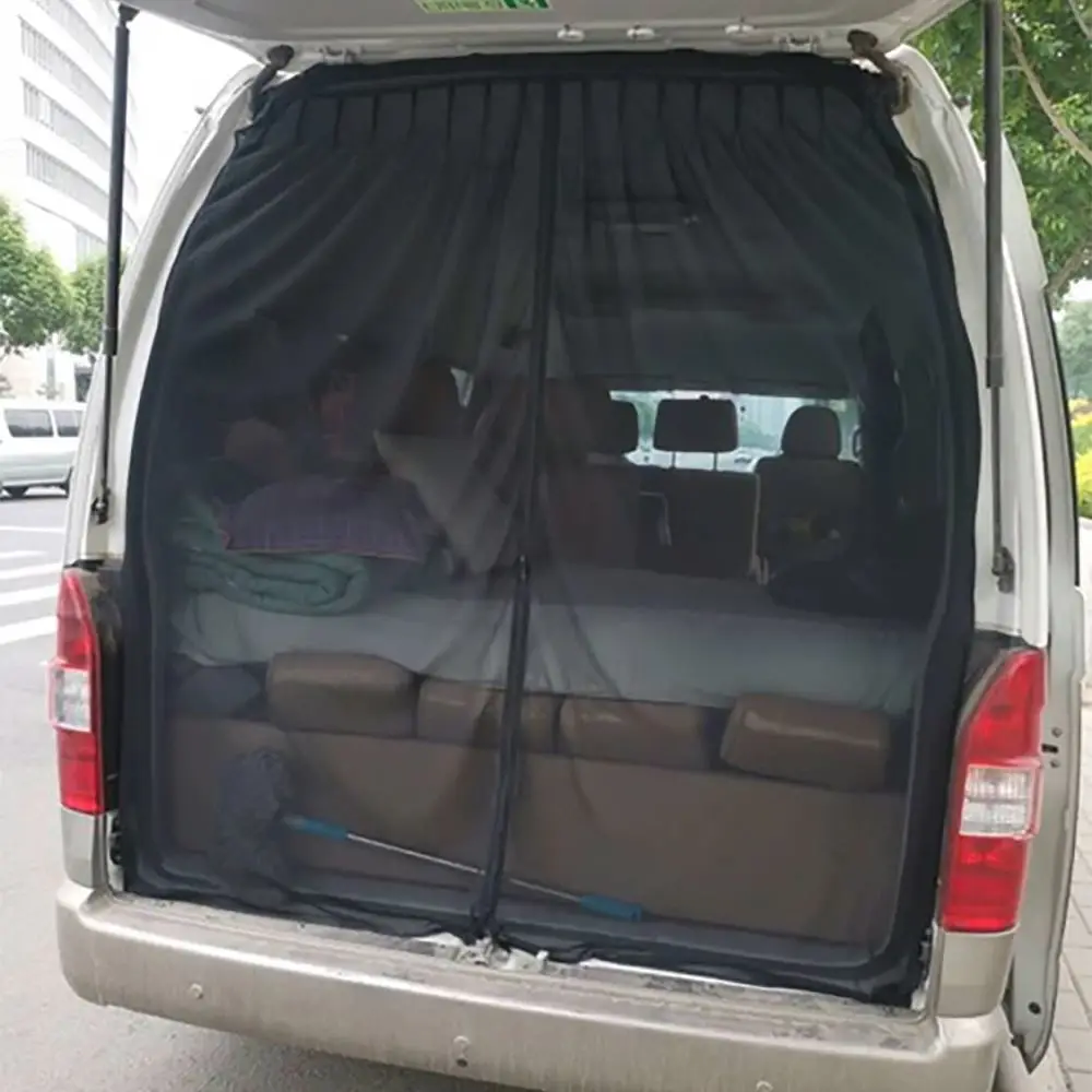 Schermo Del Finestrino Dell'Auto Rete Anti-Volante Rete Di Ventilazione Del Bagagliaio Tenda Del Portellone Uv Per Il Campeggio Notturno Dell'Automobi