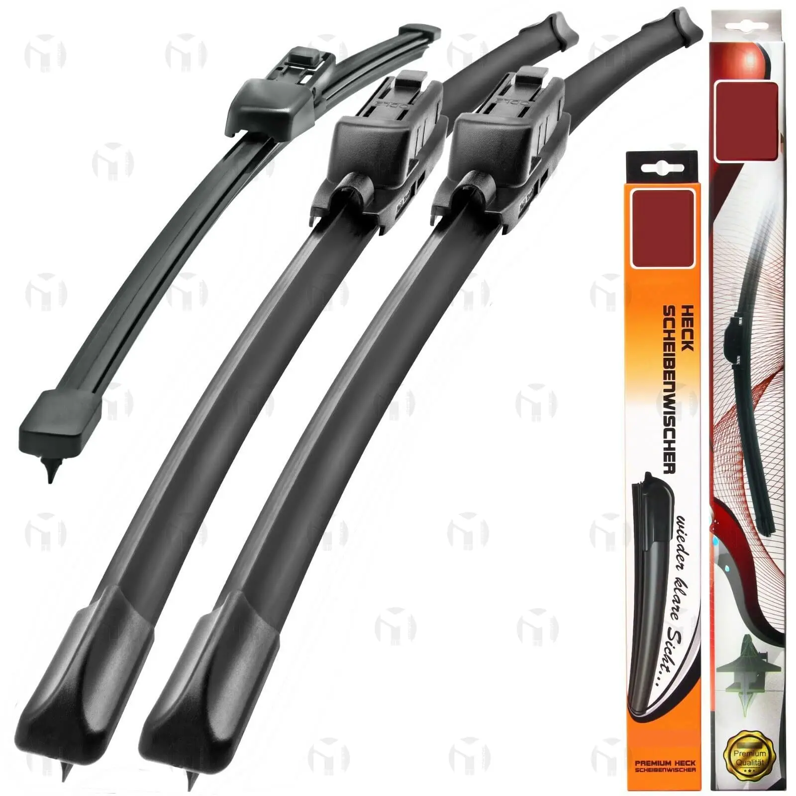 Anteriore + Posteriore Tergicristalli Valido Per Il Vw T6 | Da 2015 + [24/24/16 "] Brushless Tergicristalli Auto Brushless Gomma Morbida Brushless Acc