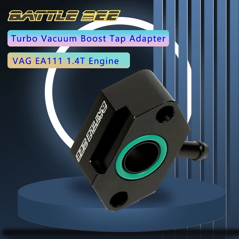 Turbo Boost Tap Vacuum Adapter Per Vw Volkswagen Audi Ea111 1.4T Engine Battle Bee In Lega Di Alluminio Boost Sensor Gauge