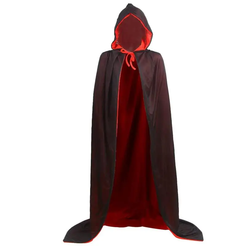 Adulto Vampire Cape Durable Knight Gothic Fancy Dress Halloween Masquerade Cosplay Costume Cape Dracula Costume Per Adulti