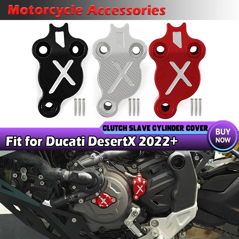 Misura Per Ducati Desert X 2022-2023 Frizione Slave Cilindro Protezione Copertura Protector Alluminio Fuoristrada Moto Scooter