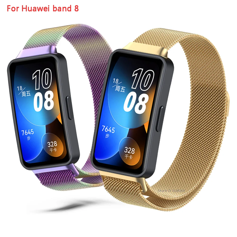 Adatto Per Huawei Band 8 Milan Magnetic Band Smart Wristband Braccialetto Di Ricambio Huawei Band 8 Accessori Per Braccialetti In Metallo