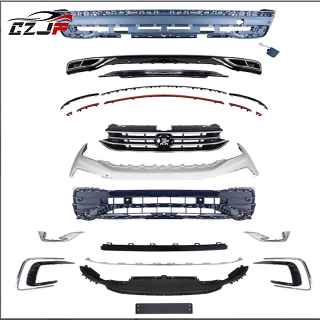 Czjf Vendita Calda Kit Paraurti Anteriore Posteriore Per Volkswagen Tiguan Upgrade 2021 Tiguan R Line Series