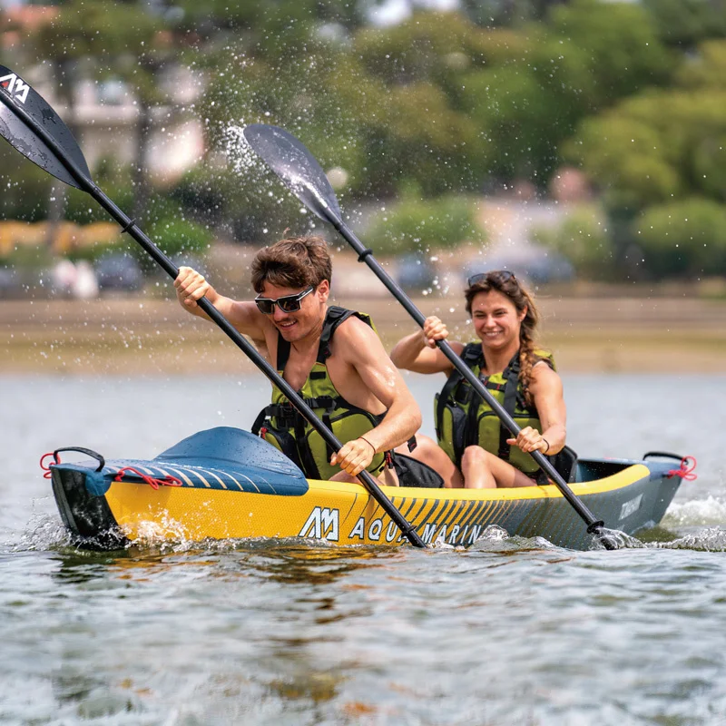 2023 New Aqua Marina Tomahawk Kayak Gommone Canoa Pvc Dinghy Raft Paddle Pump Seat Manometro Drop Stitch Materiale