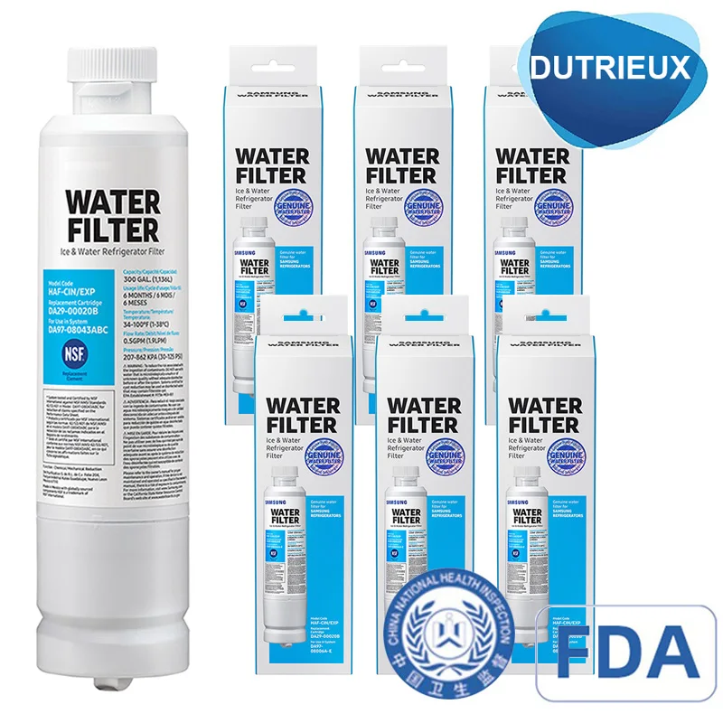 2/6 Pezzi Filtro A Carbone Per Frigorifero Da29-00020B Sostituzione Del Depuratore D'Acqua Per Samsung Natural Sostituisce Da29-00020B
