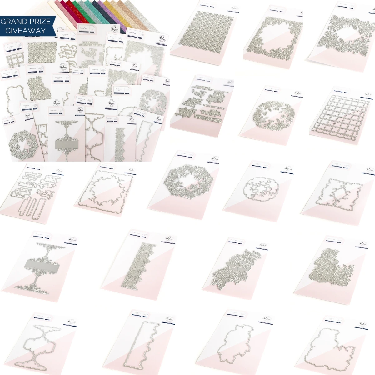 2024 Floral Frame Press Plate Metal Cutting Dies Scrapbooking Album Fotografico Goffratura Decorativa Fai Da Te Carte Di Carta Fatte A Mano Artigianat