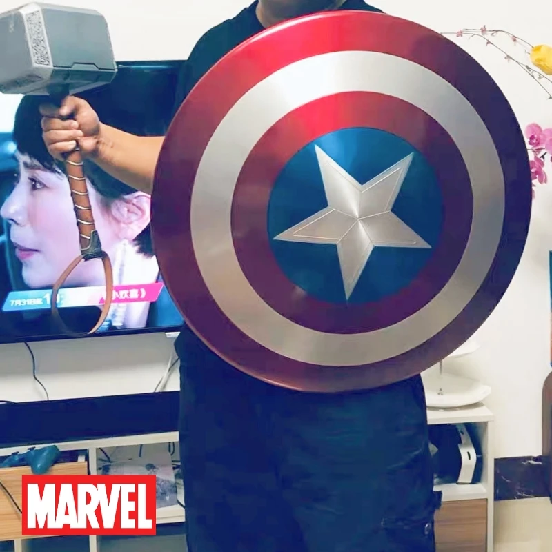 75Th Anniversary Cosplay Avengers Captain America Shield Model Toy For Children Captain America Arm Guard Puntelli Marvel Fans Gift