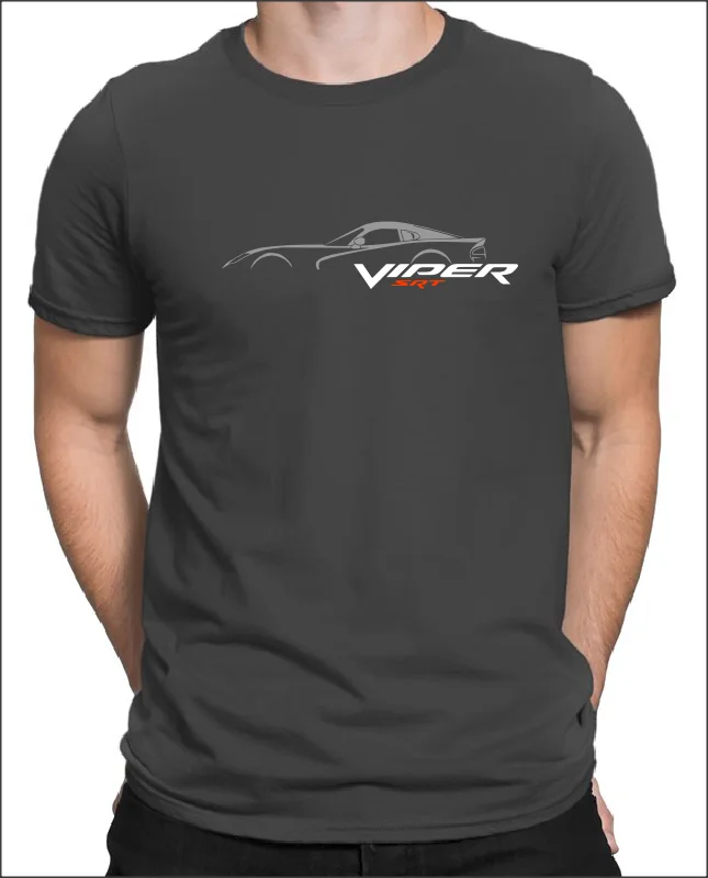 Per Dodge Srt Viper T-Shirt Car Silhouette Gift Man Shirt