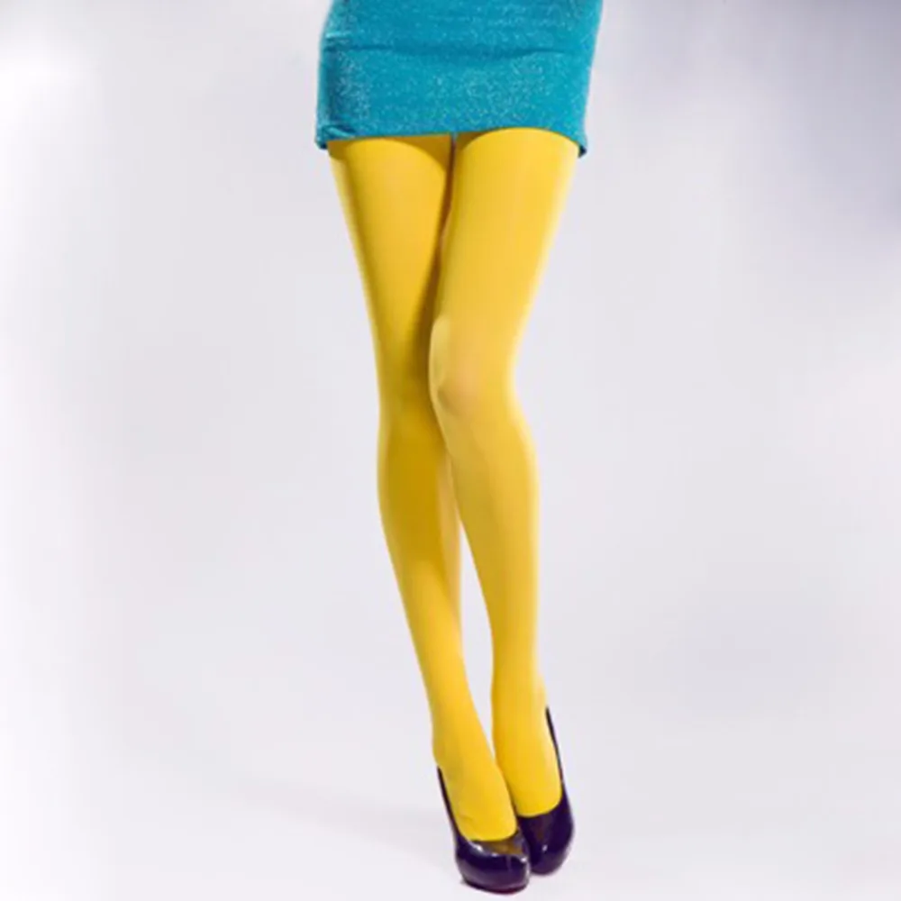 Collant Sexy Caldi Color Caramella Da Donna Collant In Velluto 120D Senza Cuciture Collant Invernali Media In Velluto
